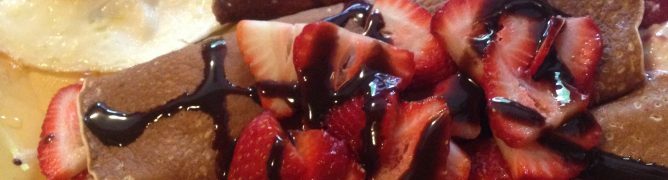chocolate strawberry crepes full house